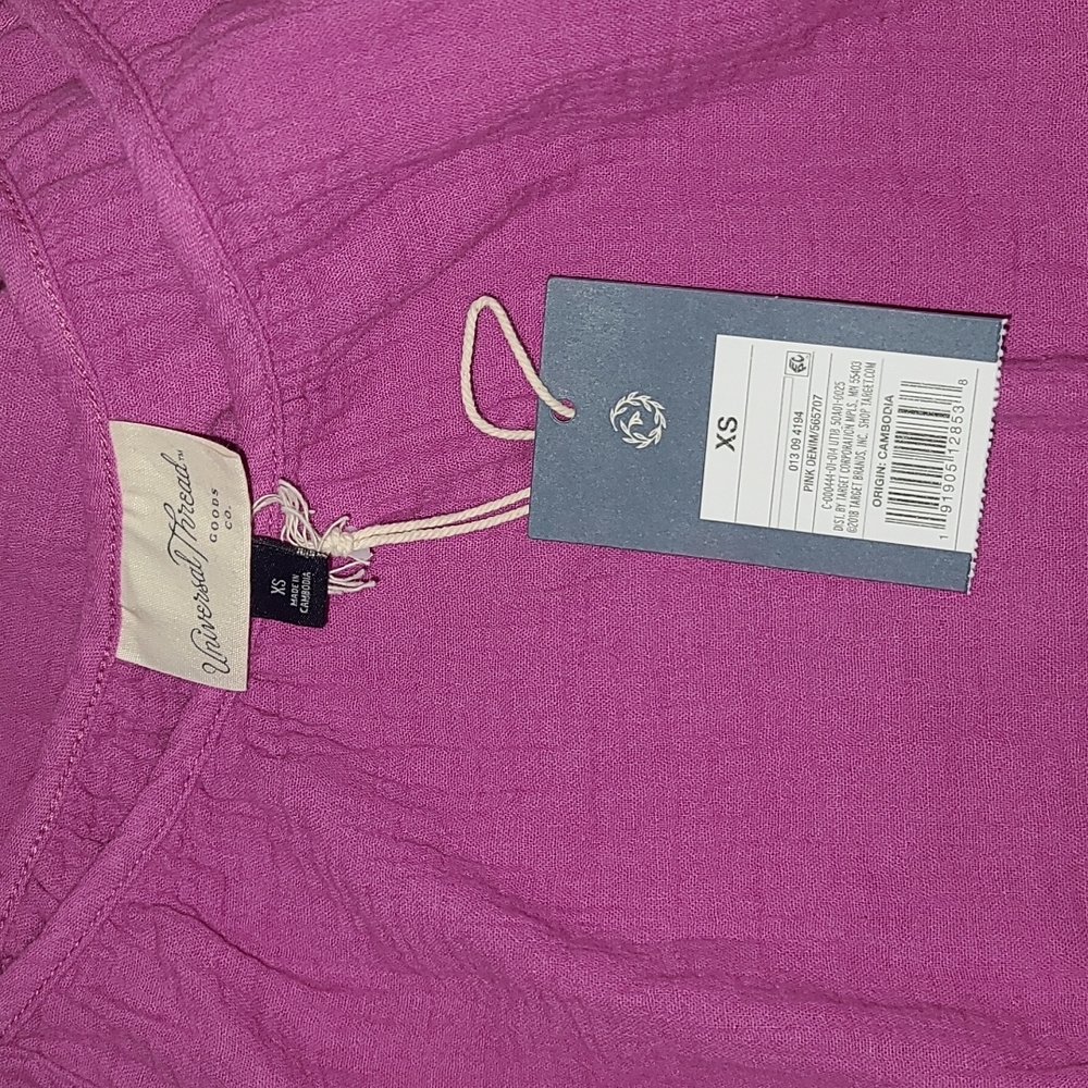 NWT Universal Thread pink Tiered Dress - Picture 7 of 8